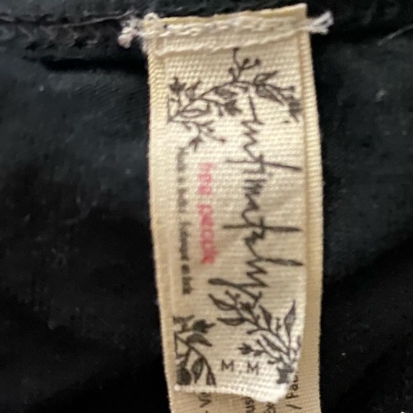 Intimately Free People Gia Black Lace V-Neck Soft Stretch Knit Bodysuit Size M - Picture 15 of 16